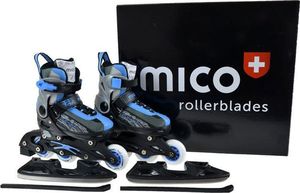 Rolki Mico Łyżworolki Liner Boy 2w1 czarne r. 29-32 5