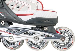 Rolki Vivo PW-125 rekreacyjne regulowane białe r. 32-35 4