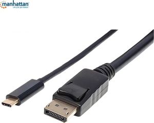 Kabel USB Manhattan USB-C - 2 m Czarny (152464) 1