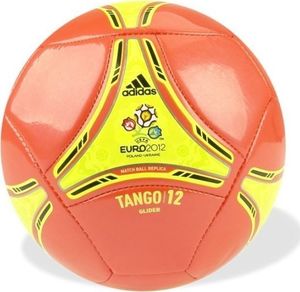 Adidas Piłka nożna Adidas Tango 12 glider 5 czerwono-żółta uniwersalny 1