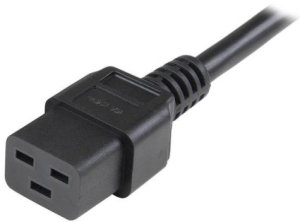Kabel zasilający Manhattan IEC320 C19 na C20 16A 2m czarny 3
