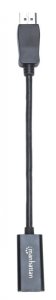 Adapter AV Manhattan DisplayPort - HDMI czarny (151634) 4