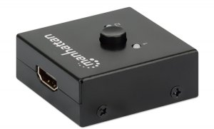 Manhattan 2-Portowy Dwukierunkowy Przełącznik HDMI 2x1 lub 1x2 4K*30Hz (207850) 3
