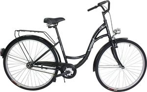 BikeLand Rower miejski Vintage łabędź 26" czarny - bez koszyka uniwersalny 1
