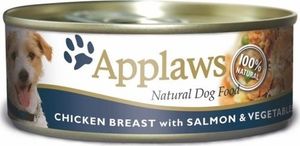Applaws Applaws Pies kurczak łosoś warzywa karma dla psa puszka 156g uniwersalny 1