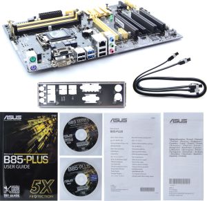 Płyta główna Asus B85-PLUS, B85, DualDDR3-1600, SATA3, GBLAN, ATX (B85-PLUS) 4