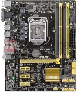 Płyta główna Asus H87M-E Intel H87 (PCX/VGA/DZW/GLAN/SATA3/USB3/RAID/DDR3) 1