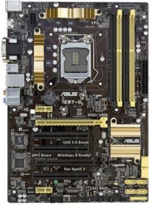 Płyta główna Asus Z87-C Intel Z87 (2xPCX/VGA/DZW/GLAN/SATA3/USB3/RAID/DDR3/CROSSFIRE) 2