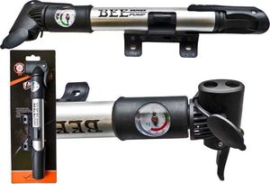 Bee Pompka aluminiowa z manometrem BEE ZF-021B dwuzaworowa z blokadą uniwersalny 2