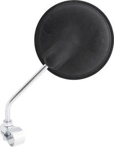 Lusterko rowerowe okrągłe WR-duże-krótkie ramie mocowane na obejmę uniwersalny 2