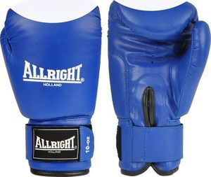 Allright Rękawice bokserskie PVC Allright niebiesko-białe 14oz 1