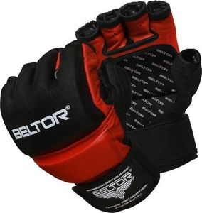 Beltor Beltor rękawice MMA One czarno-czerwone XL 1
