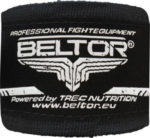 Beltor Beltor bandaż bokserski bawełniany czarny 3m 1