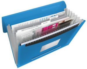 Esselte Teczka z przegródkami VIVIDA Niebieski (624015) 2