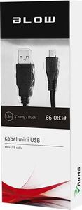 Kabel USB Blow USB-A - 1.5 m Czarny (66-083#) 2
