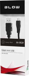 Kabel USB Blow USB-A - 1 m Czarny (66-082#) 2