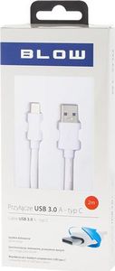 Kabel USB Blow USB-A - 2 m Biały (66-124#) 2