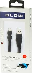 Kabel USB Blow USB-A - 1 m Czarny (66-126#) 1