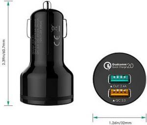 Ładowarka Aukey 4.8 A  (CC-T1) 2