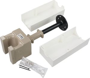 Peruzzo Rowerowy wieszak ścienny QUBE XL COOL BIKE RACK biało brązowy uniwersalny 3