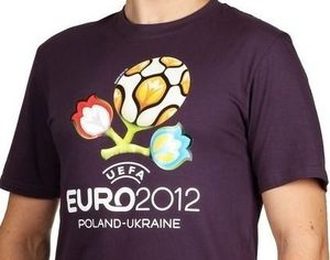 Arpex Koszulka męska Euro 2012 licencjonowana fioletowa r. S 1