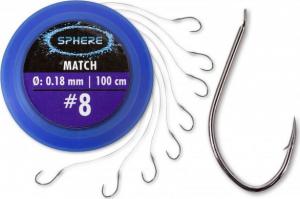 Browning #10 Sphere Match czarny nikiel 2,6kg,5,7lbs Ø0,16mm 100cm 8szt 0,019g (4782010) 1