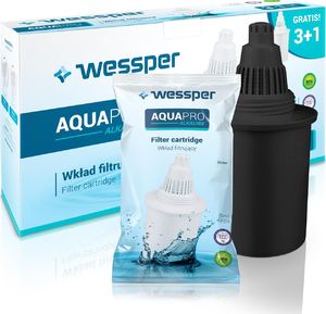 Wkład filtrujący Wessper Wkłady AquaPro WES028-4-BK 1