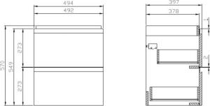 Cersanit Moduo 49.4 cm biały (S801-230) 3