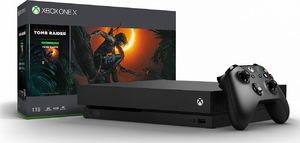 Microsoft Xbox One X 1TB + Shadow Of The Tomb Raider 1