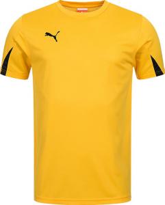 Puma Koszulka męska TeamMen's Sport czarno-żółta r. L 1