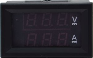 Amperomierz woltomierz 2w1 10A 100V DC uniwersalny (LC23) 3