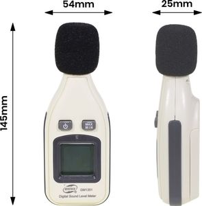 Benetech miernik dźwięku decybelomierz sonometr uniwersalny (GM2) 8