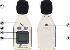 Benetech miernik dźwięku decybelomierz sonometr uniwersalny (GM2) 9