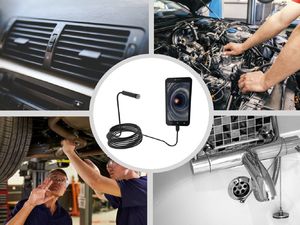 Endoskop wodoodporny kamera inspekcyjna 5m 5,5mm USB uniwersalny 10