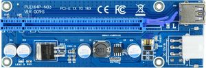 Acurel Riser PCI-E 1x - 16x USB 3.0 ver 009s 6-PIN uniwersalny 3