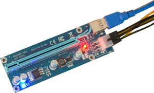 Acurel Riser PCI-E 1x - 16x USB 3.0 ver 009s 6-PIN uniwersalny 5