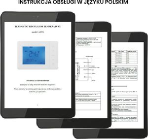 Acurel Dotykowy termostat sterownik 24/7 pokojowy 5A uniwersalny 14