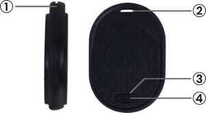 Acurel Mini lokalizator kluczy portfela Bluetooth GPS uniwersalny 8