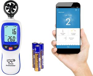 Wintact Wiatromierz anemometr miernik wiatru Bluetooth uniwersalny 1