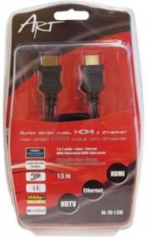 Kabel Art HDMI - HDMI 1.5m czarny (KABHDMI/HDMIAL10) 2