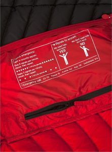 Kurtka męska Ocun Kurtka Ocun Tsunami Down Jacket - black/red XL 5
