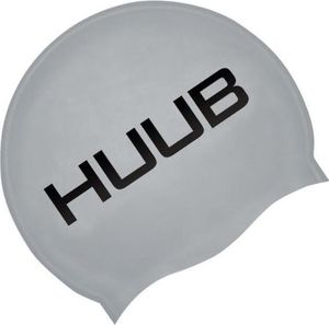 Huub Czepek pływacki silikonowy HUUB - srebrny uniwersalny 1