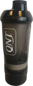 QNT Shaker 3w1+2 pojemniki czarny 600ml 1