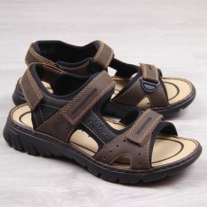 Rieker Sandały męskie 26757-25 czarno-brązowe r. 45 1