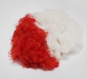 Arpex Peruka biało-czerwona 1