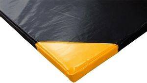 Marbo Sport Materac gimnastyczny 1-częściowy 15114 200 cm x 120 cm x 5 cm czarny 3