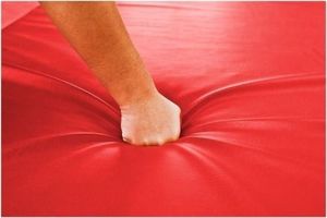 Marbo Sport Materac gimnastyczny 1-częściowy 15112 200 cm x 120 cm x 10 cm czerwony 4