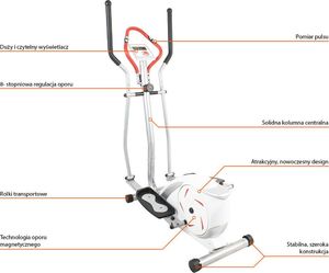 Orbitrek Vivo Orbitrek magnetyczny NS-1104E szary 9