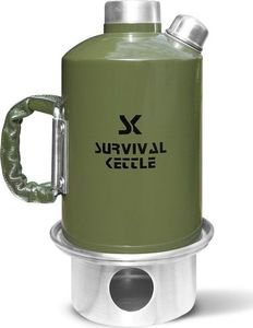 Survival Kettle Kuchenka czajnik turystyczny Survival Kettle zielona - zestaw uniwersalny 2
