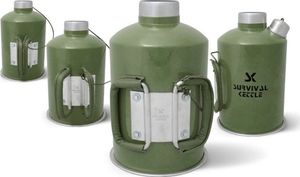 Survival Kettle Kuchenka czajnik turystyczny Survival Kettle zielona - zestaw uniwersalny 5